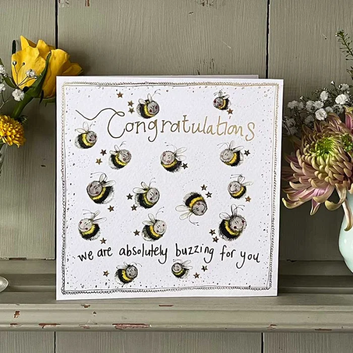 Congratulations Buzz Card (S498), prianie