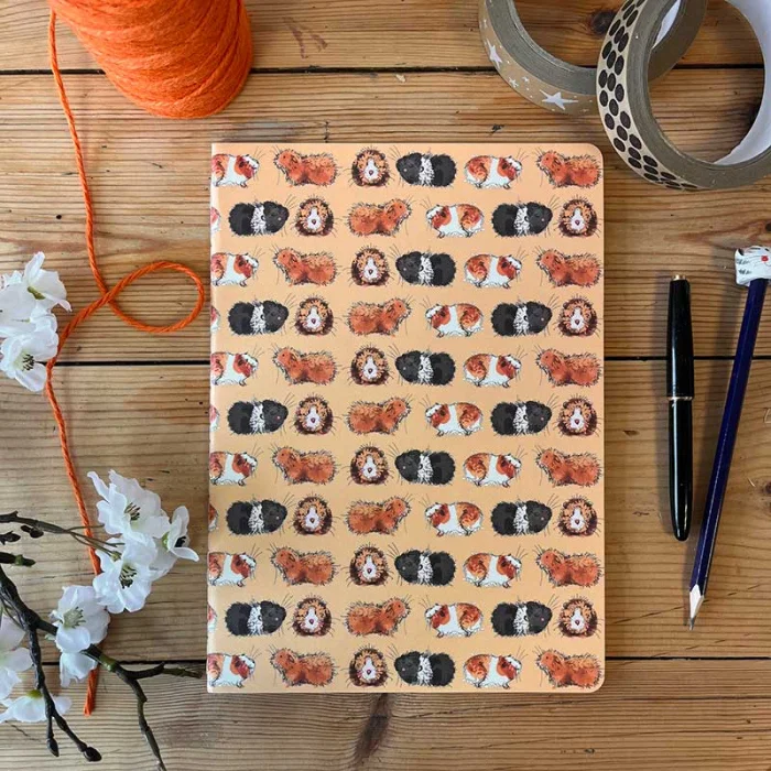 Gorgeous Guinea Pigs Large Soft Notebook (SNL13), zošit