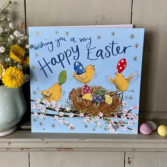 Happy Easter Nest Card (SPRS73), prianie
