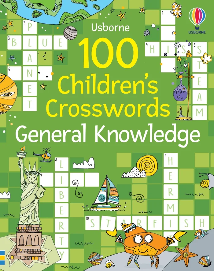 100 Children's Crosswords: General Knowledge, anglická kniha