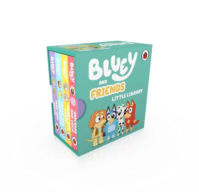 Bluey and Friends Little Library, anglická kniha - leporelo
