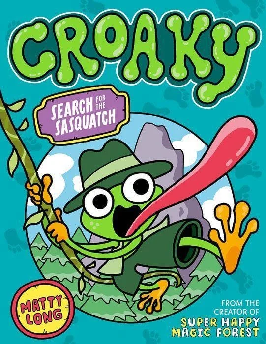 Croaky: Search for the Sasquatch (1), anglická kniha