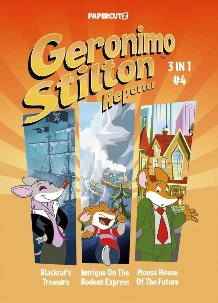 Geronimo Stilton Reporter 3-in-1 (4), anglická kniha - komiks
