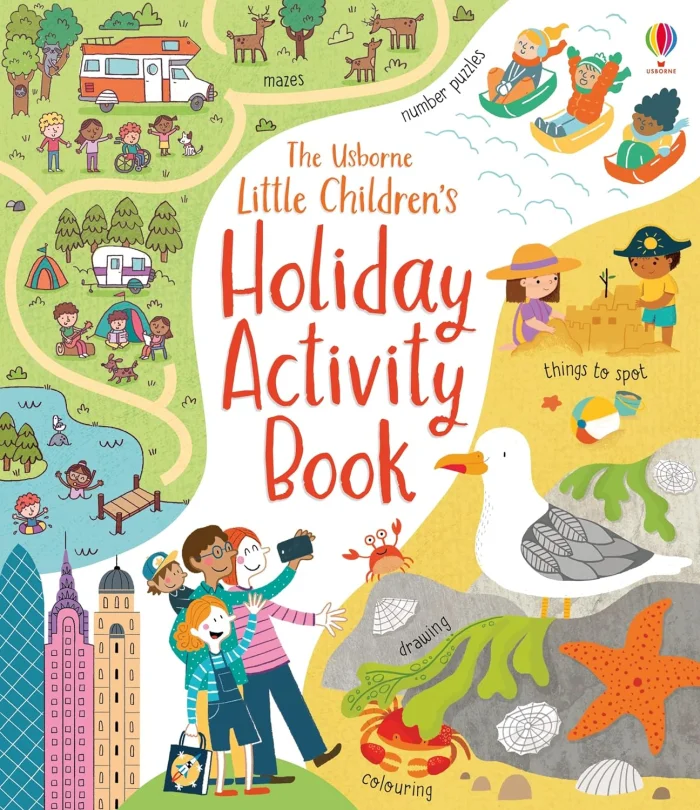 Little Children's Holiday Activity Book, anglická kniha s úlohami
