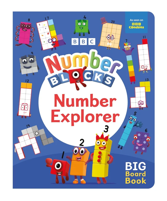 Numberblocks Number Explorer, anglická kniha - leporelo
