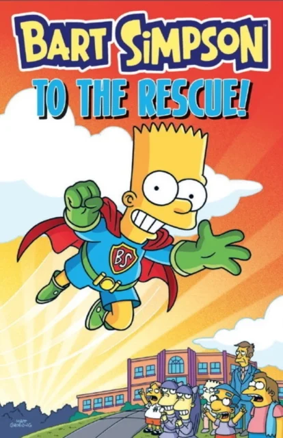 Bart Simpson - to the Rescue, anglická kniha - komiks