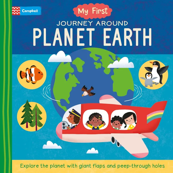 My First Journey Around Planet Earth, anglická kniha - leporelo