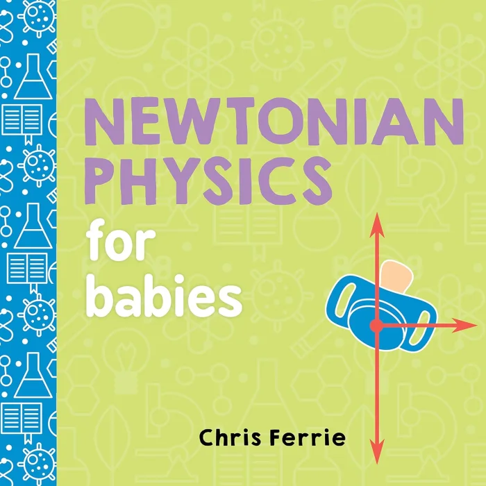 Newtonian Physics for Babies, anglická kniha - leporelo