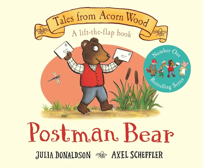 Postman Bear, anglická kniha - leporelo