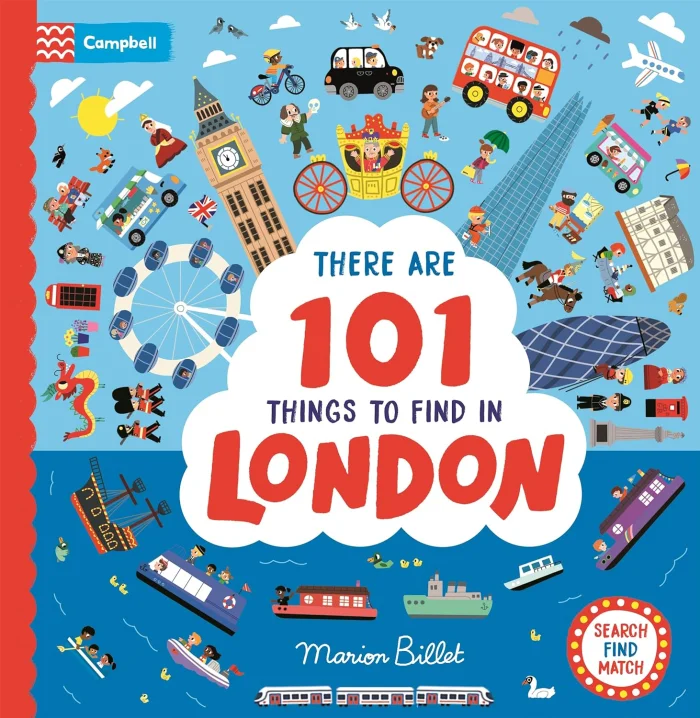 There Are 101 Things to Find in London (A Search and Find Book), anglická kniha - leporelo