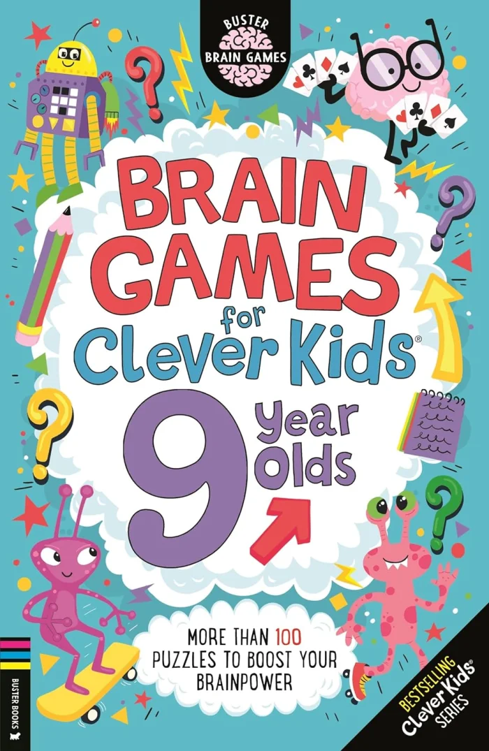Brain Games for Clever Kids for 9 Year Olds, anglická kniha