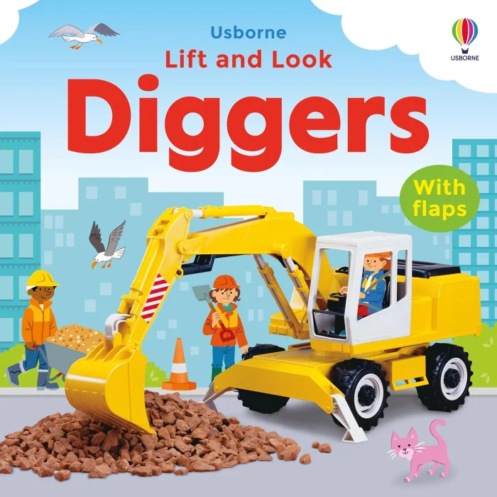 Diggers, anglická kniha - leporelo