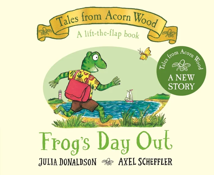 Frog's Day Out, anglická kniha- leporelo