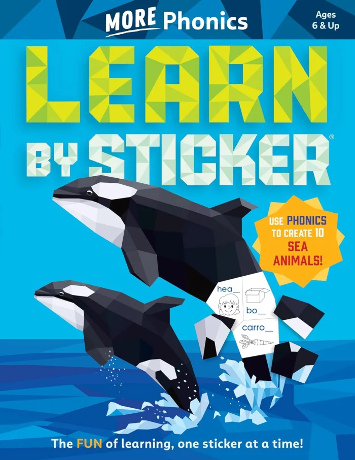 Learn by Sticker: More Phonics, nálepkový zošit