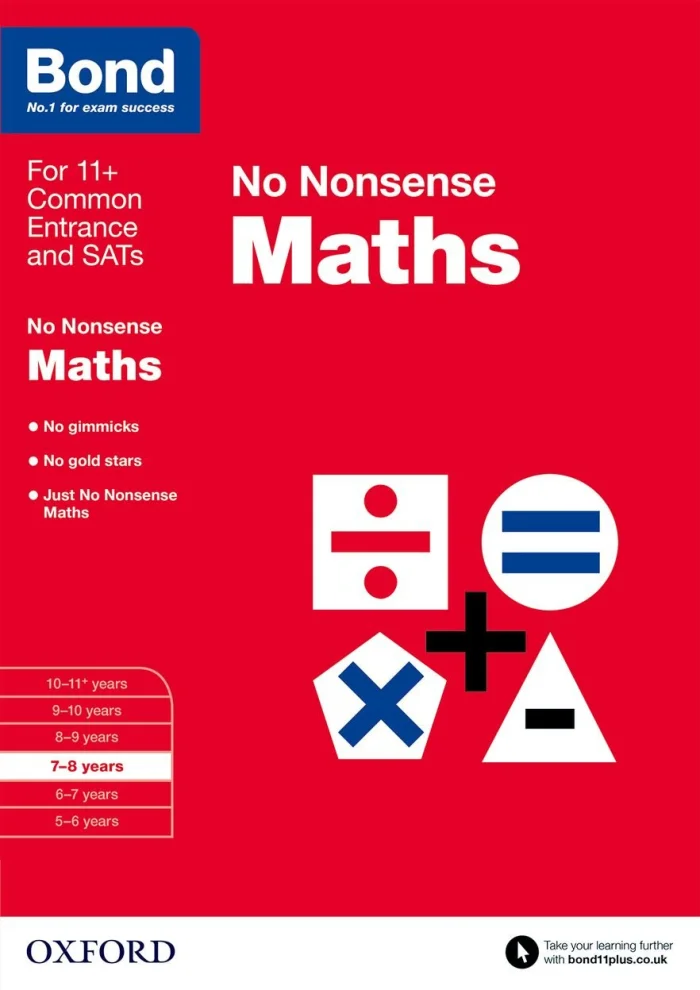 Maths No Nonsense: 7-8 years, pracovný zošit