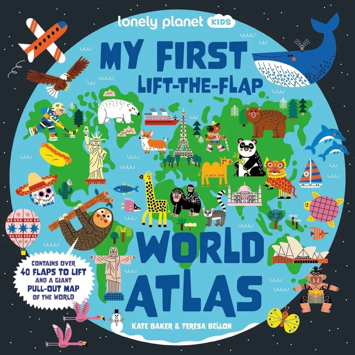 My First Lift-the-Flap World Atlas, anglická kniha- leporelo
