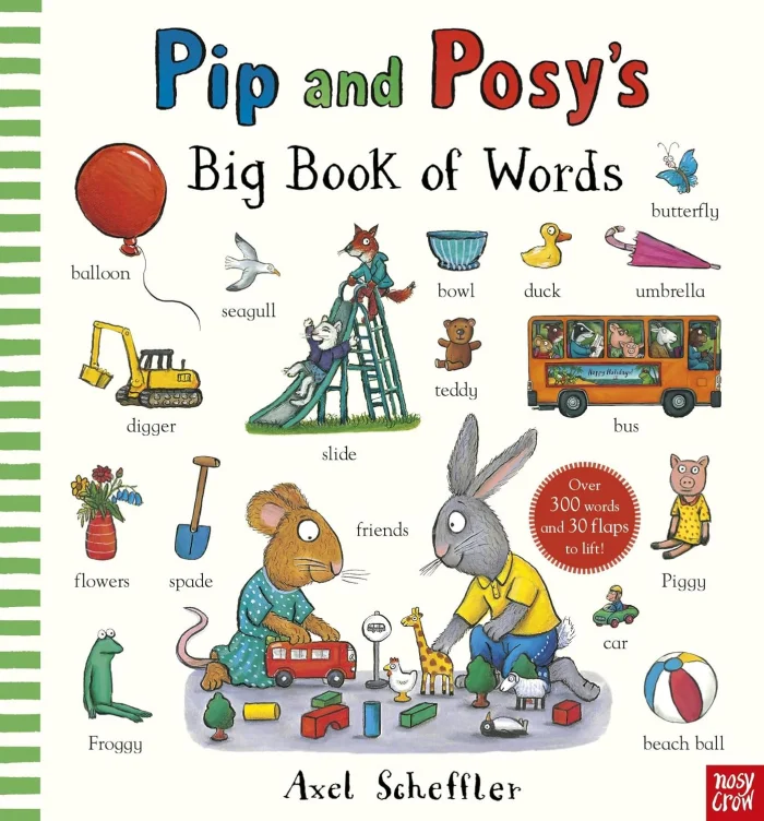 Pip and Posy's Big Book of Words, anglická kniha - leporelo