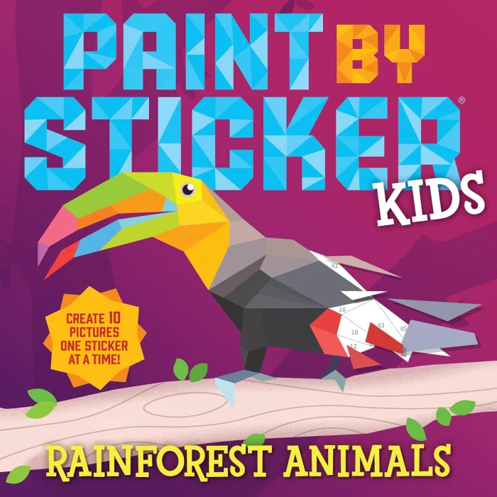 Rainforest Animals, nálepkový zošit