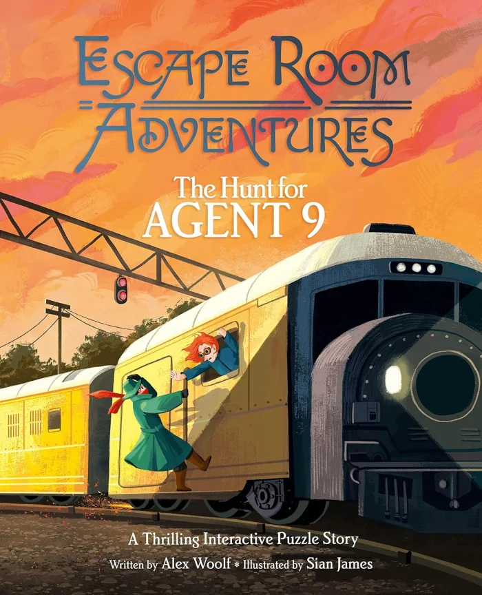 The Hunt for Agent 9 (A Thrilling Interactive Puzzle Story), anglická kniha