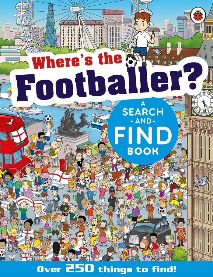Where's the Footballer? (A Search-and-Find Book), anglická kniha