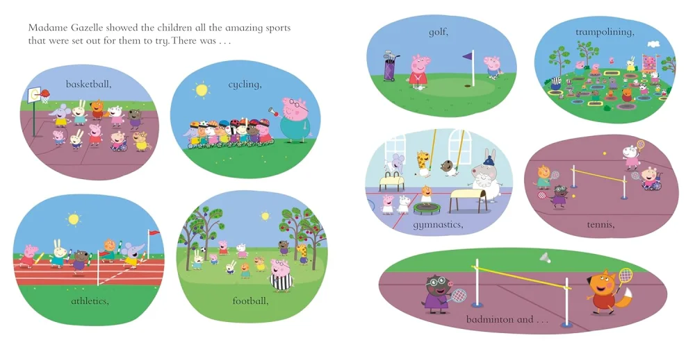 Peppa's Gold Medal, anglická kniha
