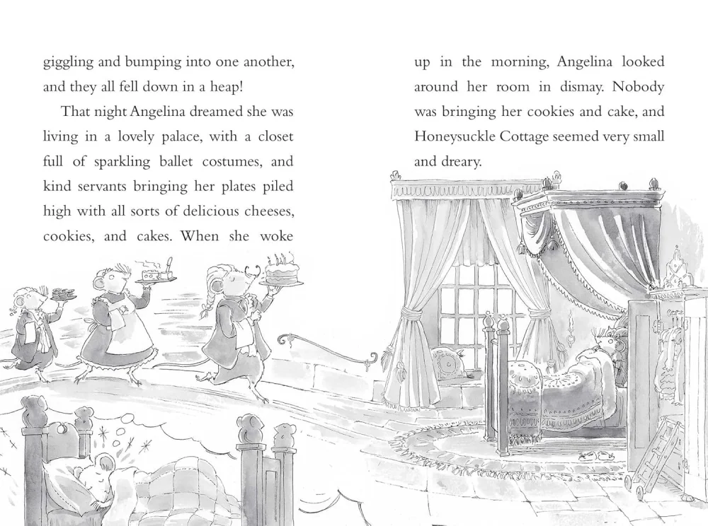 Angelina Ballerina and the Dancing Princess, anglická kniha