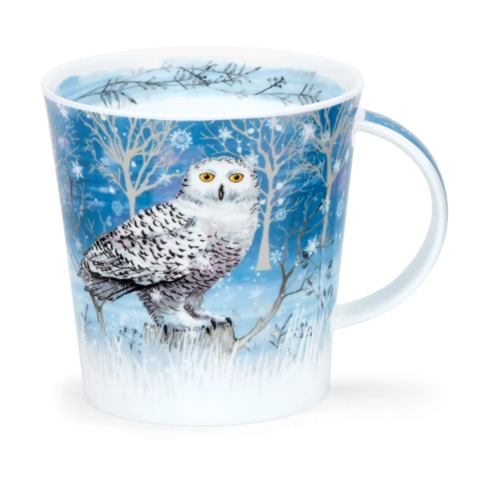Moonlight Owl, porcelánový hrnček