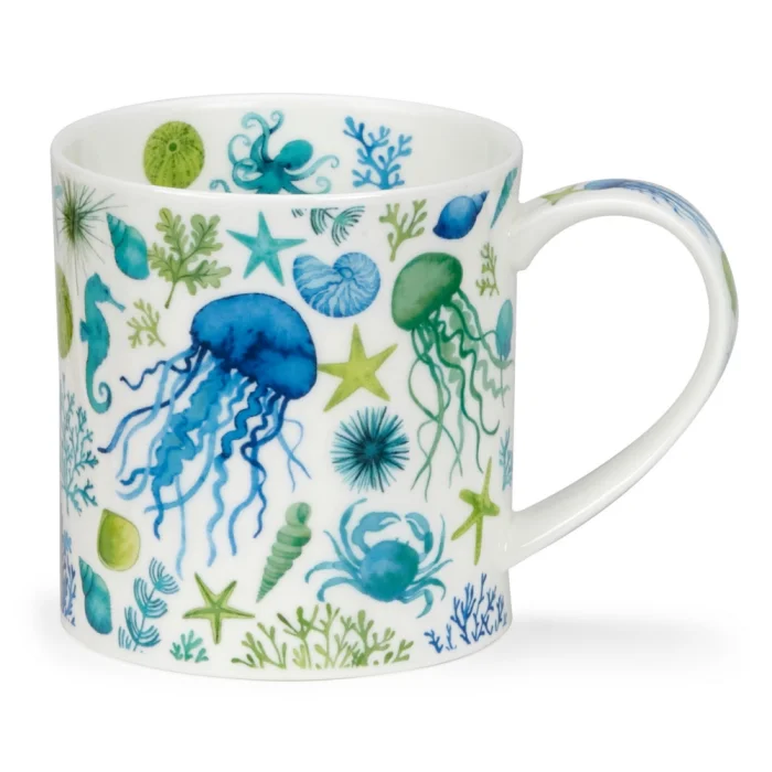 Beneath the Waves Jellyfish, porcelánový hrnček