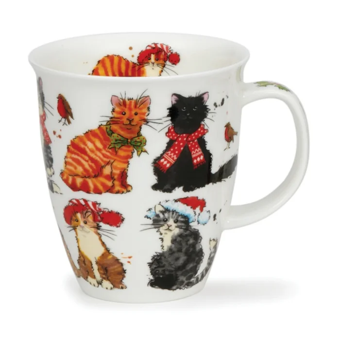 Festive Cats, porcelánový hrnček