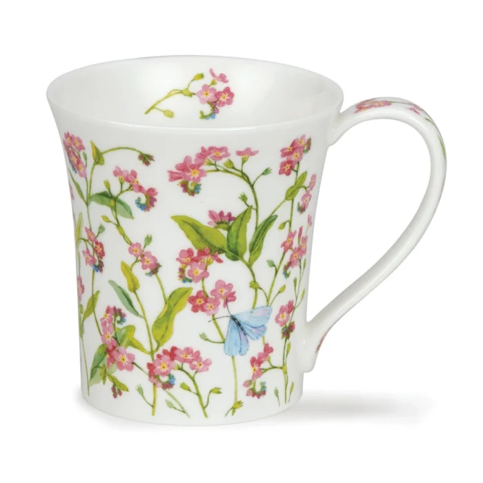 Forget-me-nots Pink, porcelánová šálka
