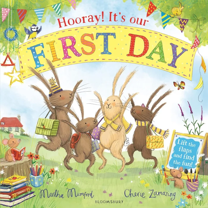 Hooray! It's Our First Day, anglická kniha