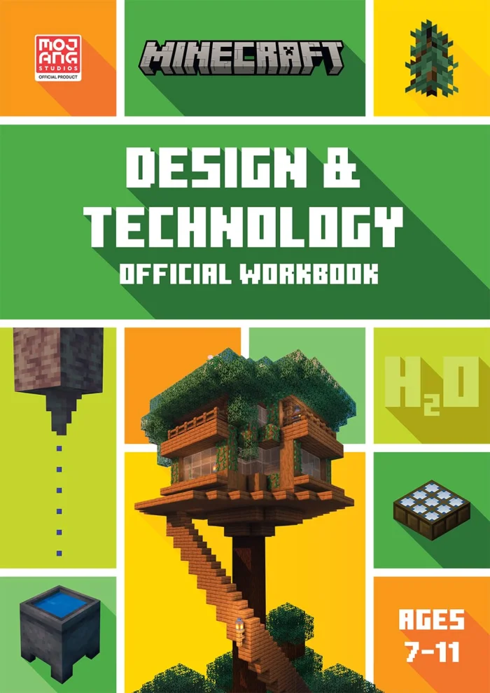 Minecraft STEM Design and Technology (Official Workbook), anglická kniha