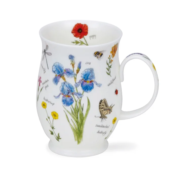 Nature's Notebook Iris, porcelánový hrnček