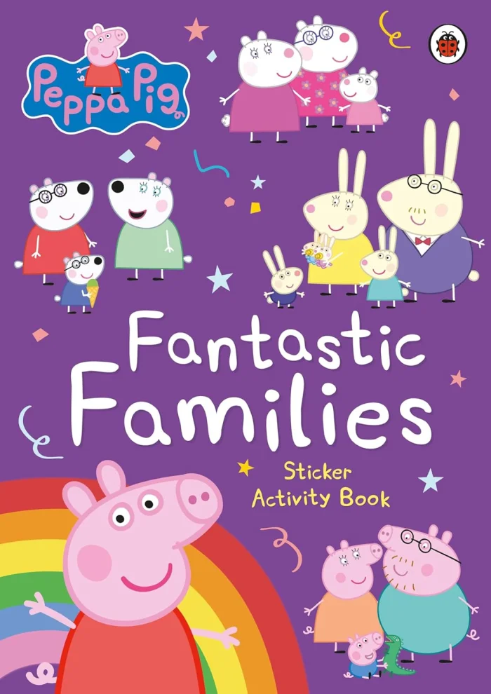 Peppa Pig: Fantastic Families Sticker Activity Book, nálepkový zošit s úlohami