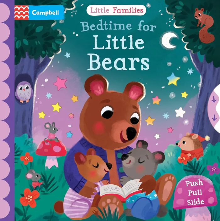 Bedtime for Little Bears, anglická kniha - leporelo