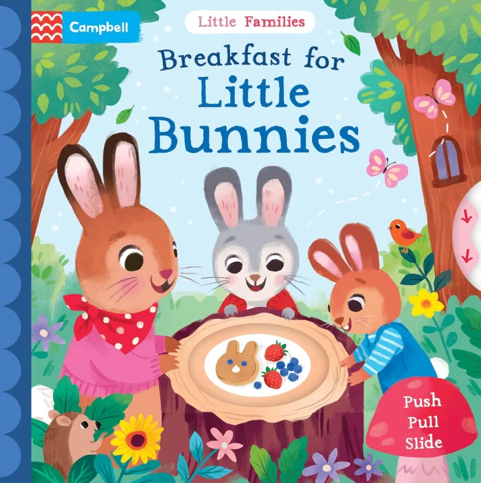 Breakfast for Little Bunnies, anglická kniha - leporelo