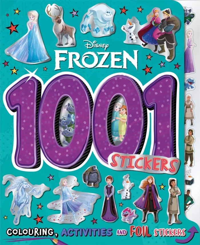 Disney Frozen: 1001 Stickers, nálepkový zošit s aktivitami