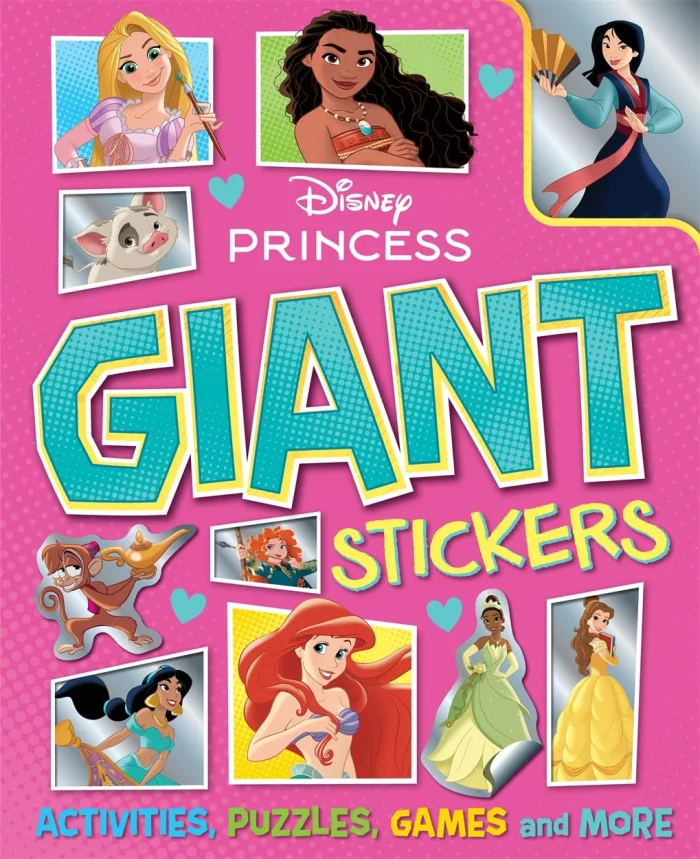 Disney: Giant Stickers, nálepkový zošit s aktivitami