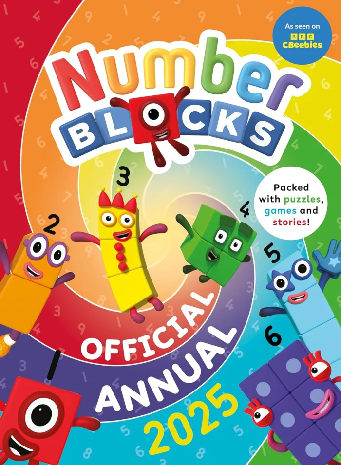 Numberblocks Annual 2025, anglická kniha s aktivitami
