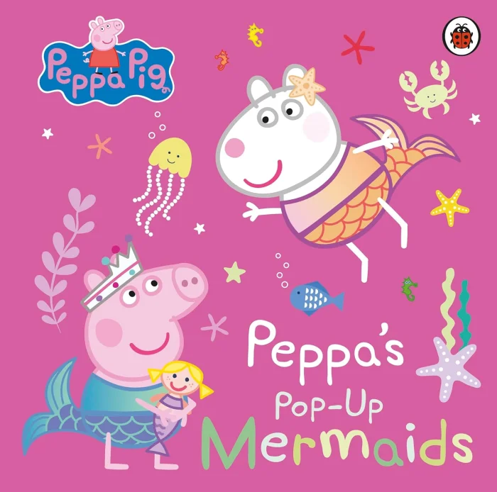 Peppa's Pop-Up Mermaids, anglická kniha - leporelo