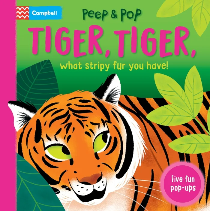 Tiger, Tiger, What Stripy Fur You Have!, anglická kniha - leporelo