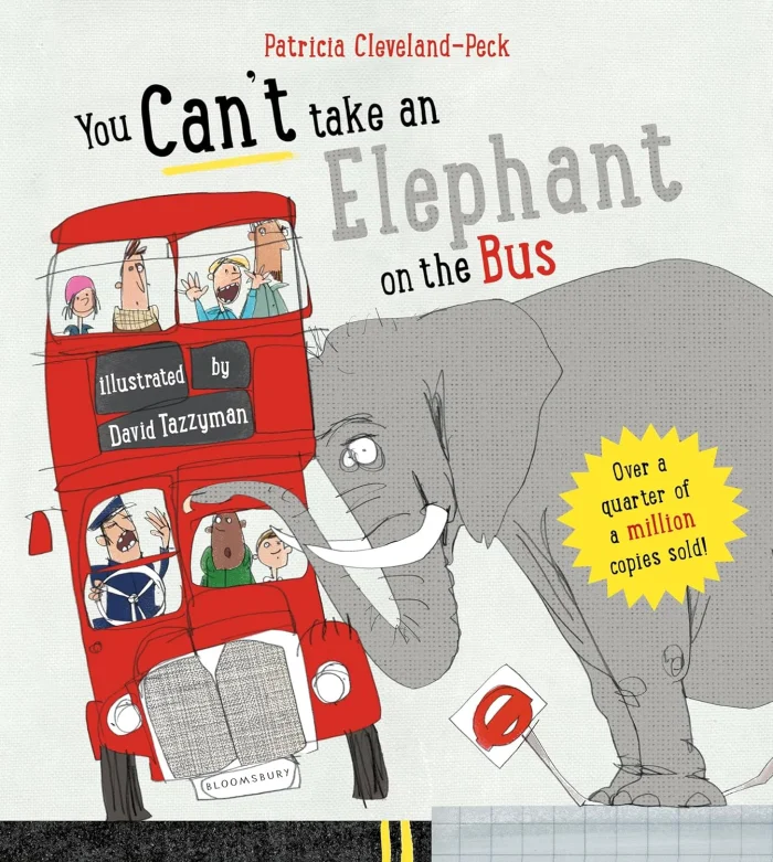 You Can't Take An Elephant On the Bus, anglická kniha - leporelo