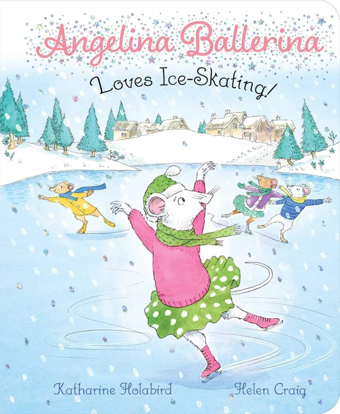 Angelina Ballerina Loves Ice-Skating!, anglická kniha - leporelo