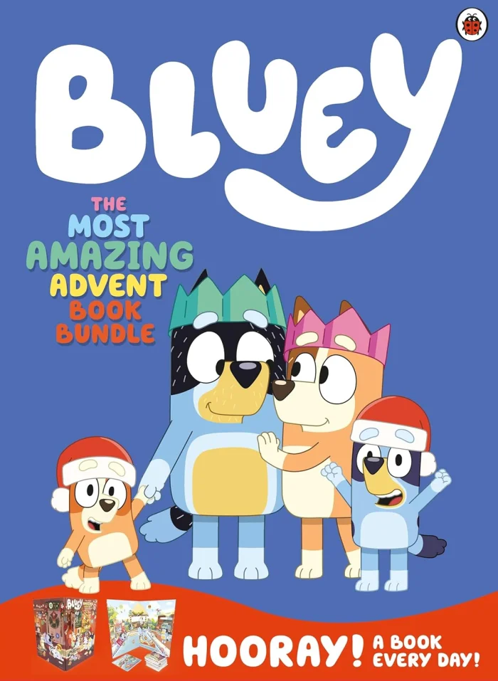 Bluey: The Most Amazing Advent Book Bundle, adventný kalendár