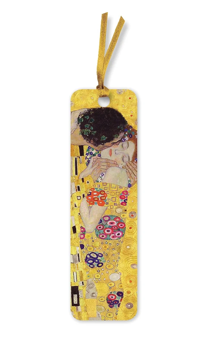 Gustav Klimt: The Kiss Bookmark, papierová záložka