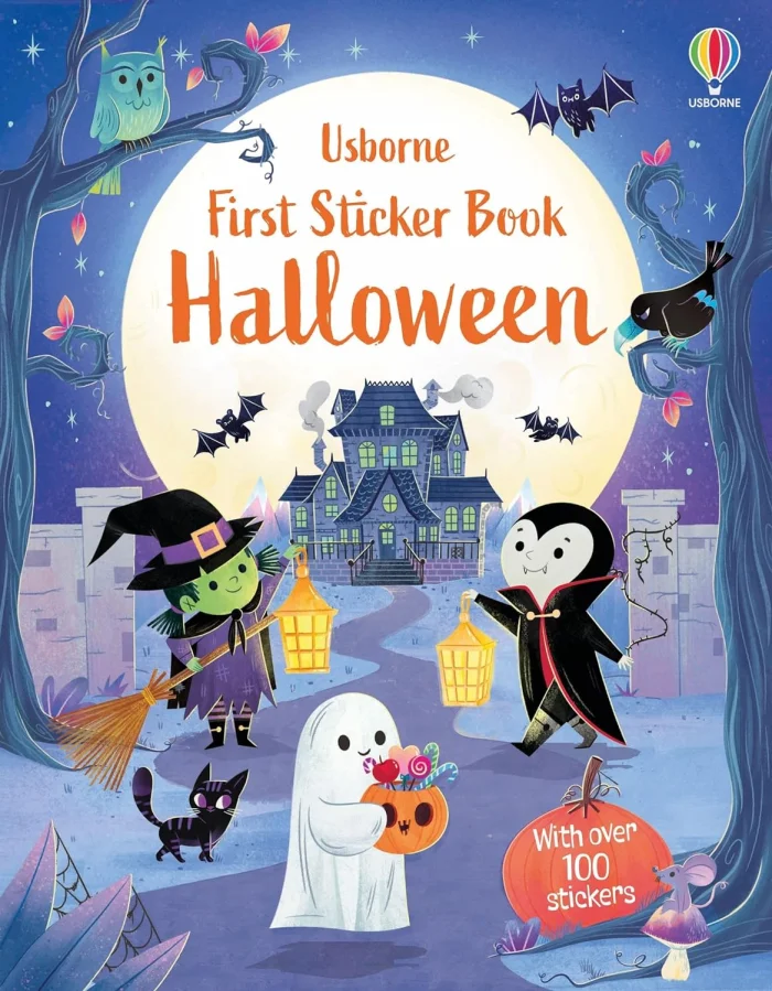 Halloween, nálepkový zošit