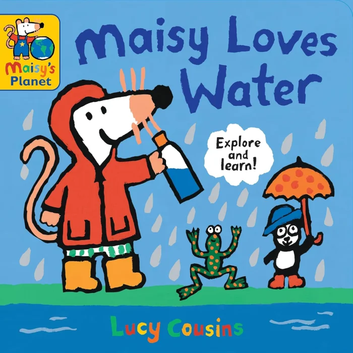 Maisy Loves Water (A Maisy's Planet Book), anglická kniha - leporelo