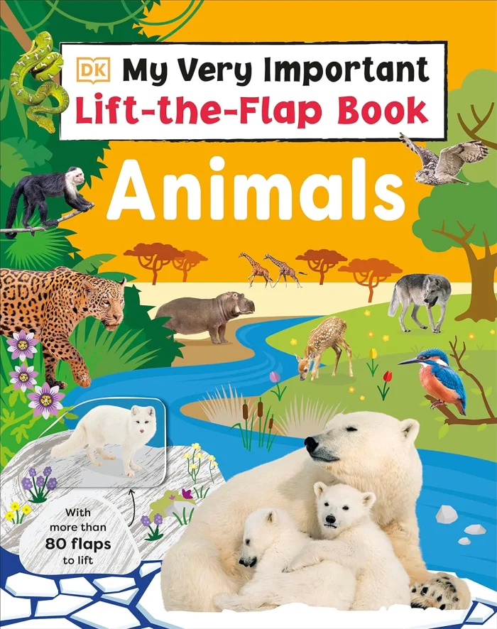 My Very Important Lift-the-Flap Book: Animals, anglická kniha - leporelo