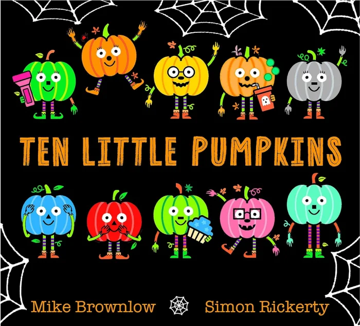 Ten Little Pumpkins, anglická kniha
