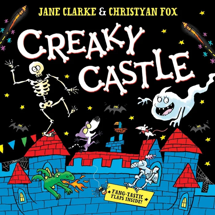 Creaky Castle (A halloween lift-the-flap book), anglická kniha